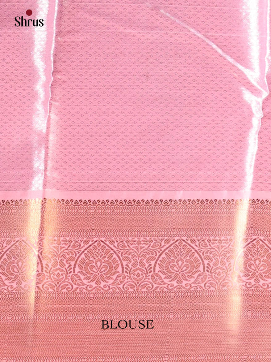 Pink- Kanchipuram-halfpure Saree - Shop on Shrus.com