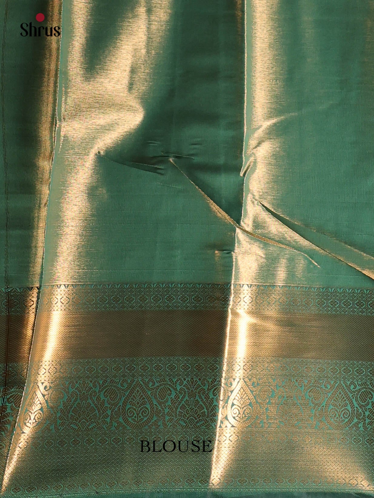 Pink & Green  - Kanchipuram-halfpure Saree - Shop on Shrus.com