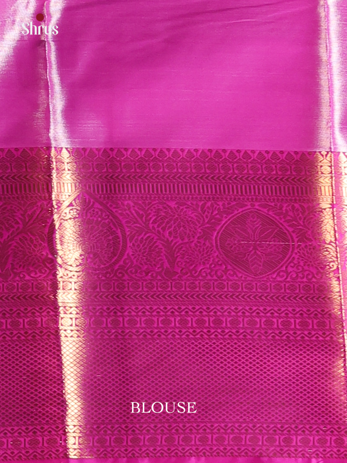 Pastel Green & Pink - Kanchipuram-halfpure Saree - Shop on Shrus.com