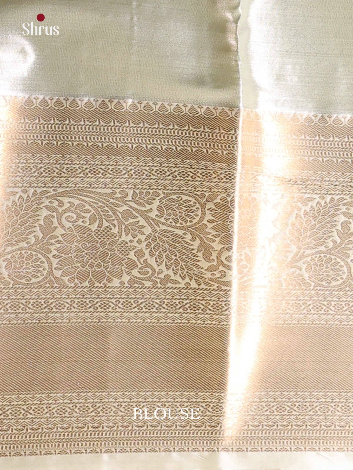 Pink & Cream - Kanchipuram-halfpure Saree - Shop on Shrus.com