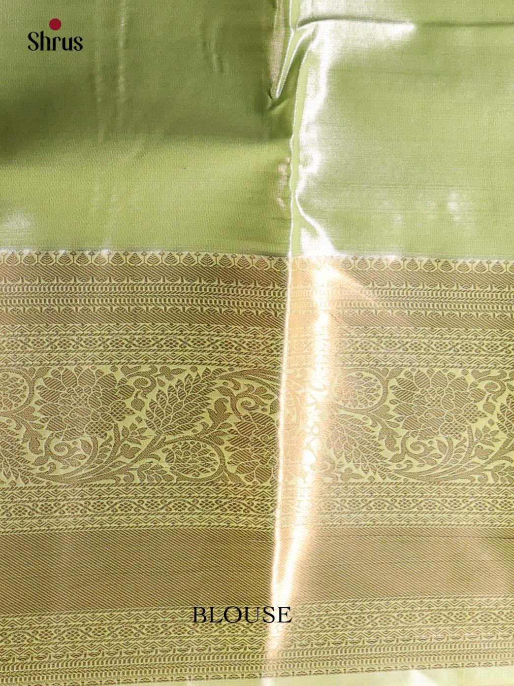Pink & Green - Kanchipuram-halfpure Saree - Shop on Shrus.com
