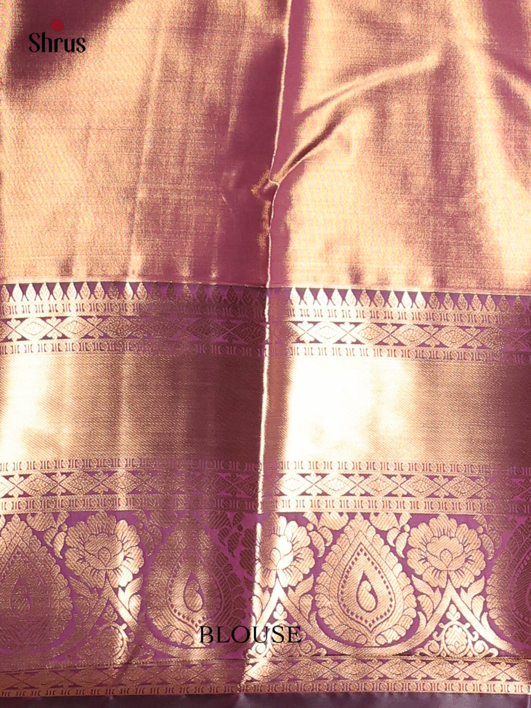 Yellow & Brown - Kanchipuram-halfpure Saree - Shop on Shrus.com