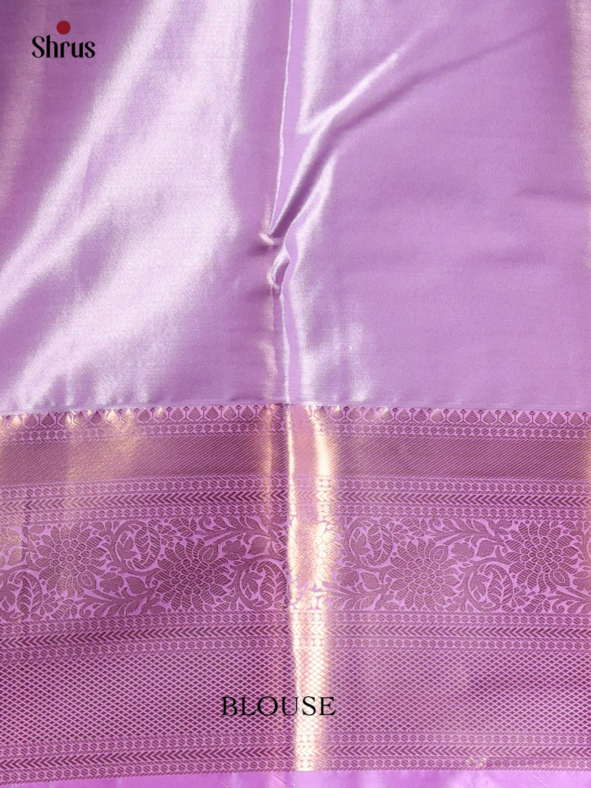 Green & Lavender - Kanchipuram-halfpure Saree - Shop on Shrus.com
