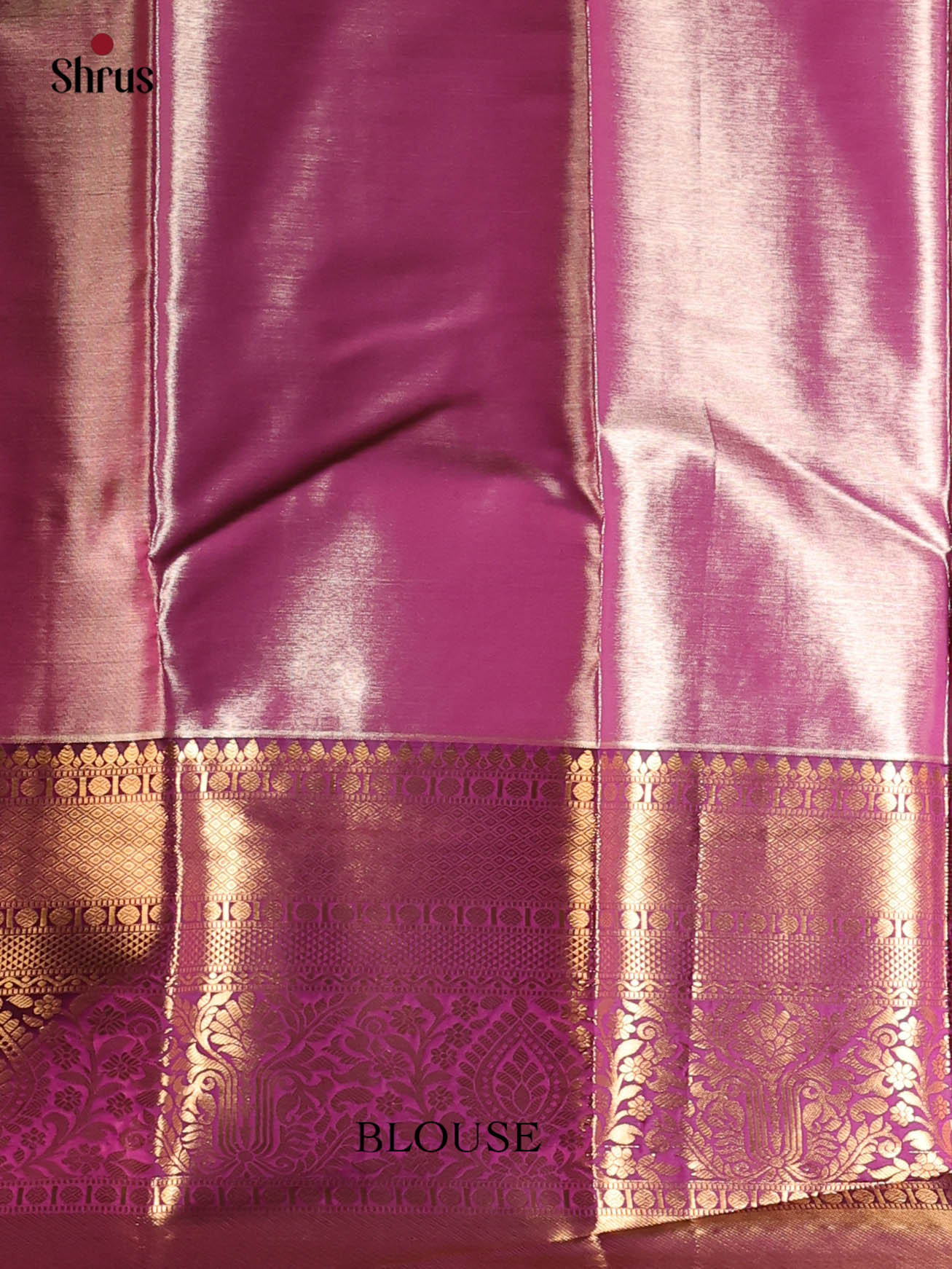 Pastel Green & Purple - Kanchipuram-halfpure Saree - Shop on Shrus.com