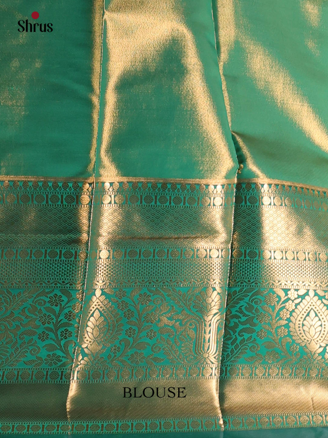 Lavender & Green- Kanchipuram-halfpure Saree - Shop on Shrus.com