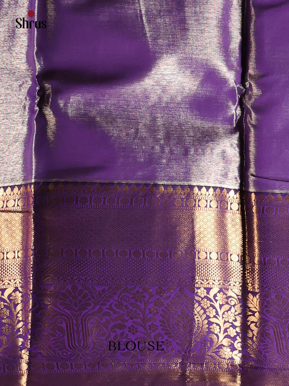 Green & Violet - Kanchipuram-halfpure Saree - Shop on Shrus.com