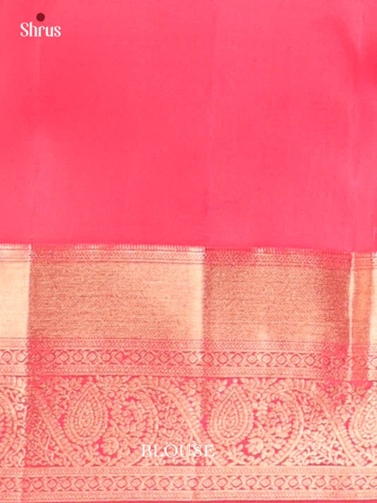 Pink(single tone) - Kanchipuram silk Saree - Shop on Shrus.com