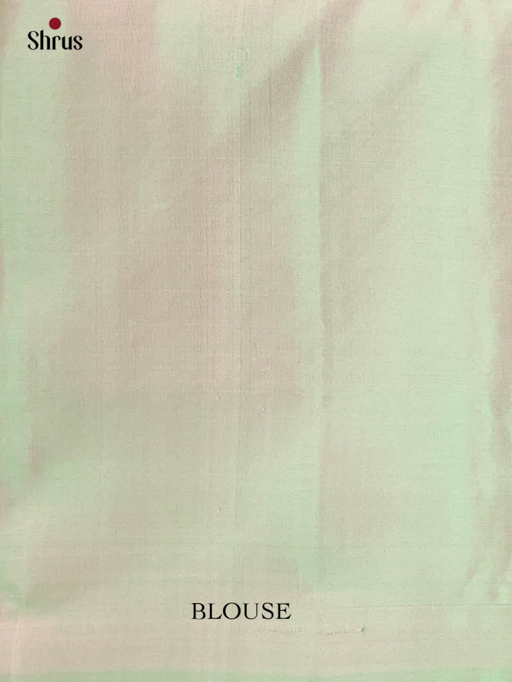 Pink & Lite Green- Soft Silk Saree - Shop on Shrus.com