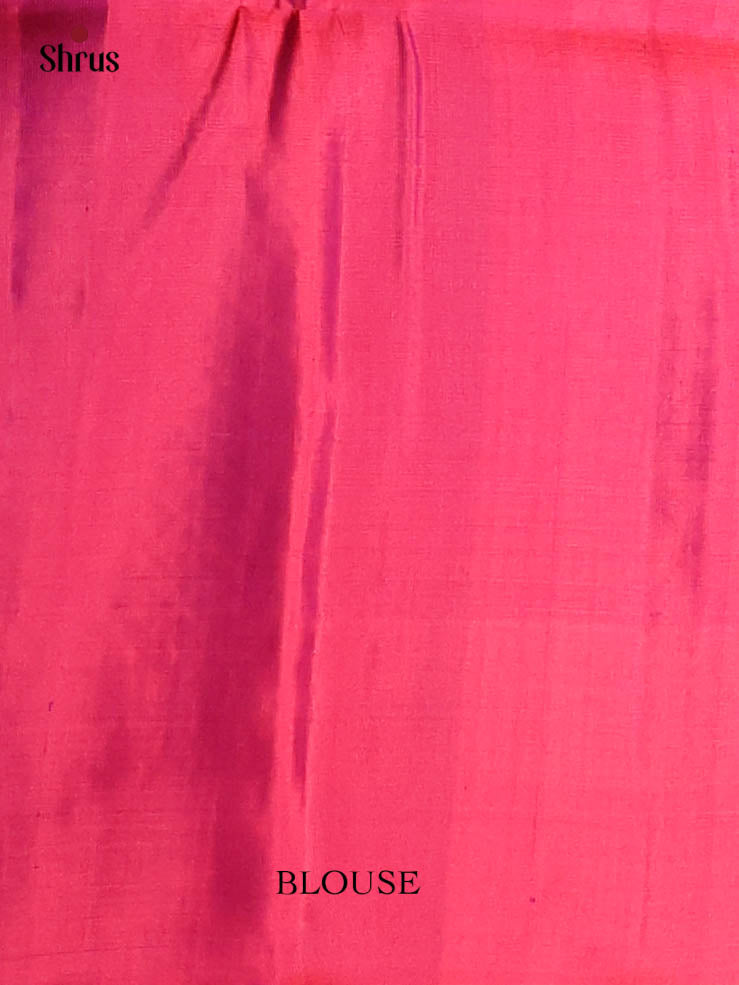 Green & Maroon - Soft Silk Saree - Shop on Shrus.com