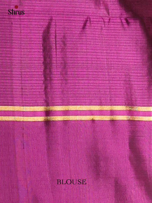 Pink  & Violet- Soft Silk Saree - Shop on Shrus.com