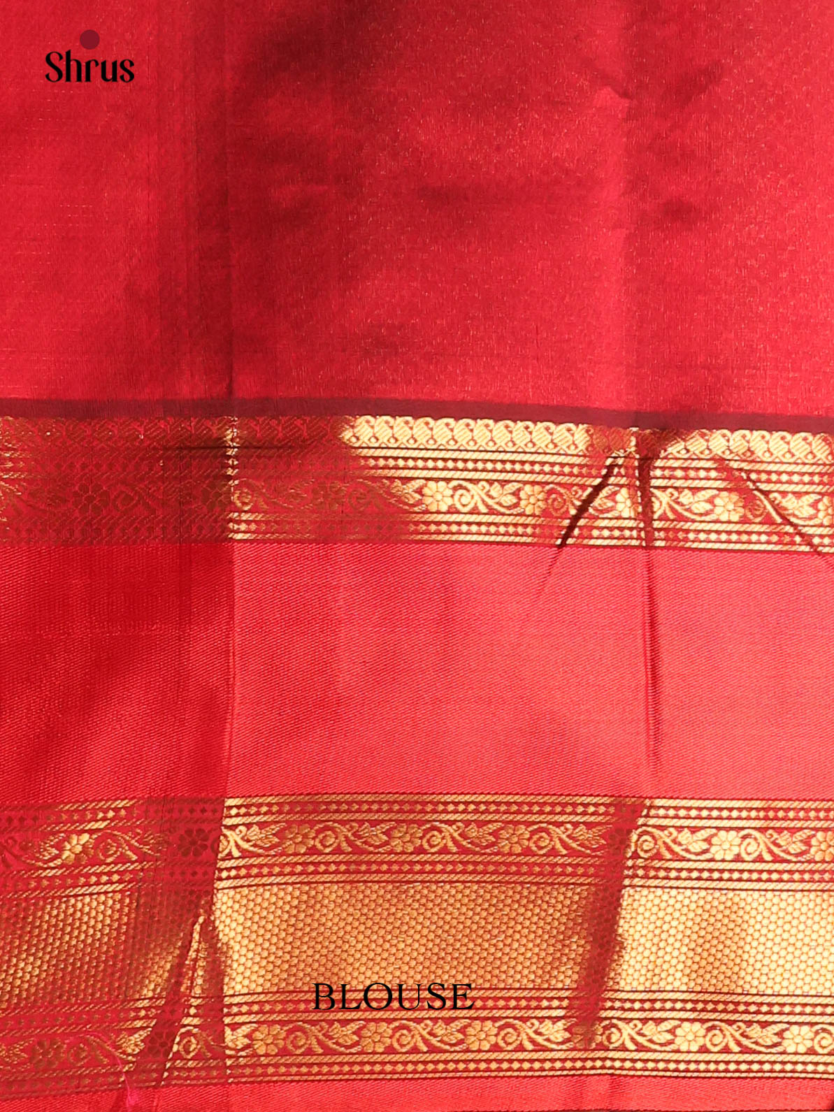 Mustard  & Maroon - Silk Cotton Saree - Shop on Shrus.com