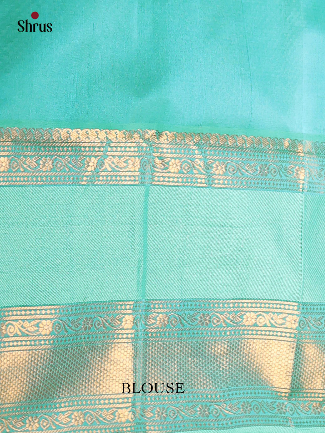 Violet & Teal - Silk Cotton Saree - Shop on Shrus.com