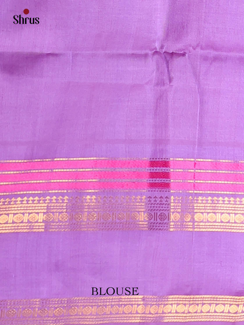 Lilac(Single Tone)- Silk Cotton Saree - Shop on Shrus.com
