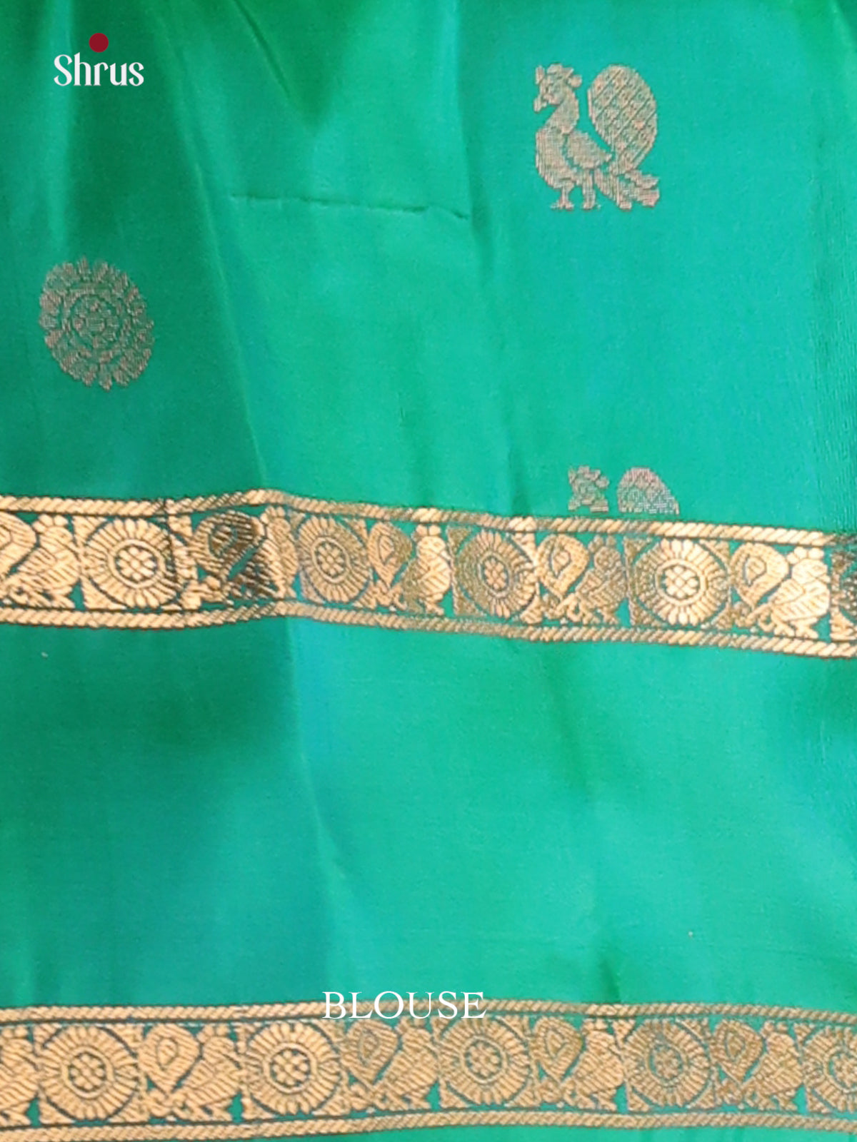 Violet & Teal - Soft Silk Saree - Shop on Shrus.com
