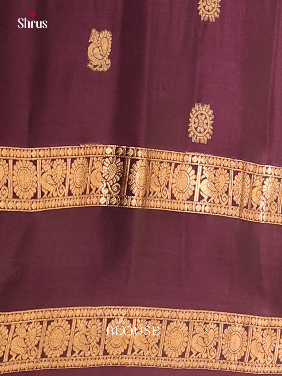 Teal Green & Jamun - Soft Silk Saree - Shop on Shrus.com