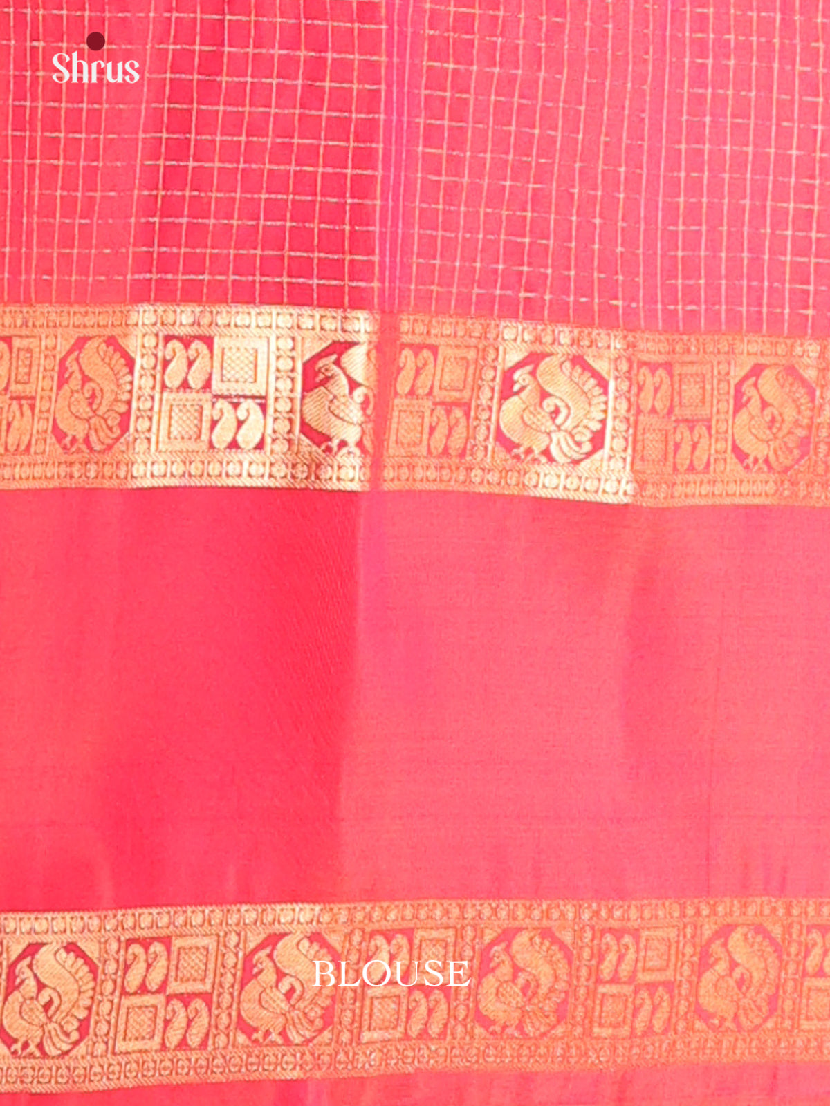 Violet & Orangish Pink - Soft Silk Saree - Shop on Shrus.com