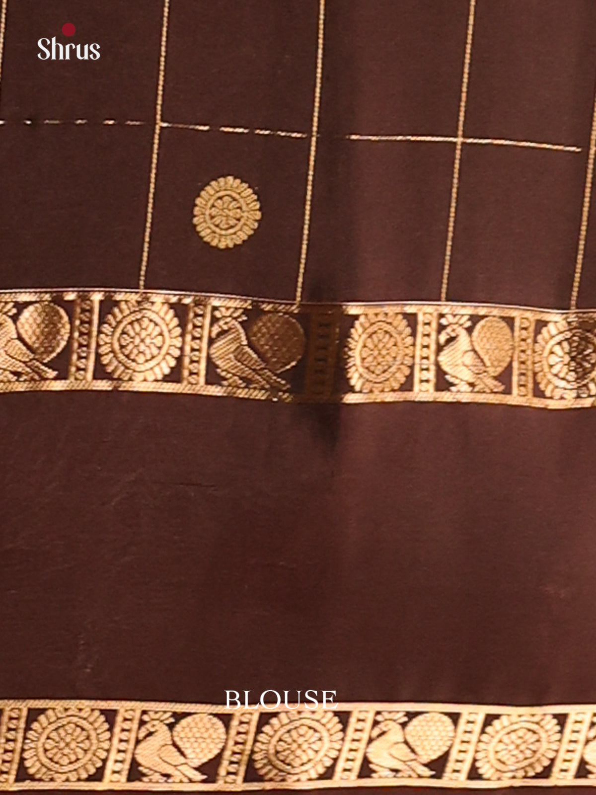 Green & Brown - Soft Silk Saree - Shop on Shrus.com