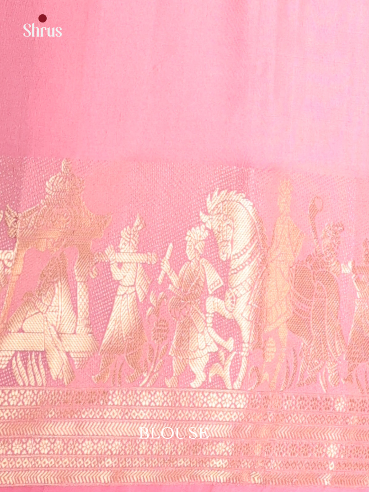Pink(Single Tone)- Soft Silk Saree - Shop on Shrus.com