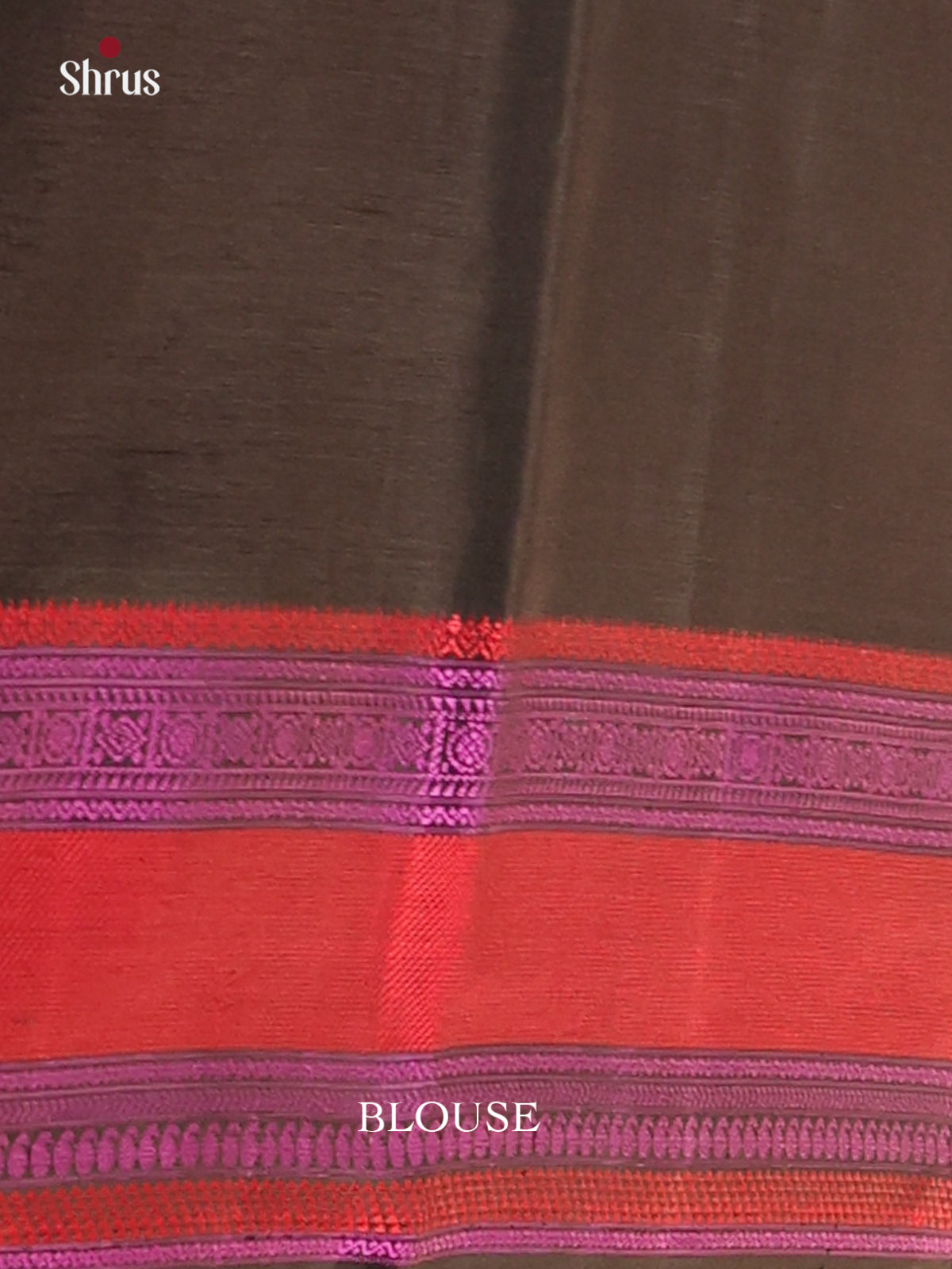 Beige & Red  - Soft Silk Saree - Shop on Shrus.com