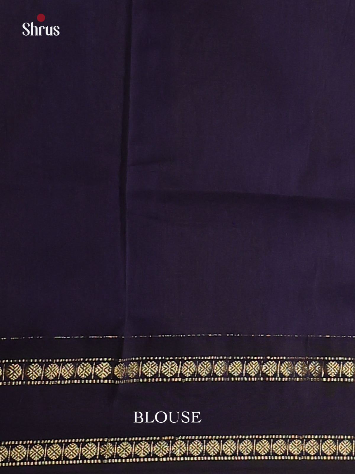 Maroon & Blue - Kalyani Cotton Saree - Shop on Shrus.com