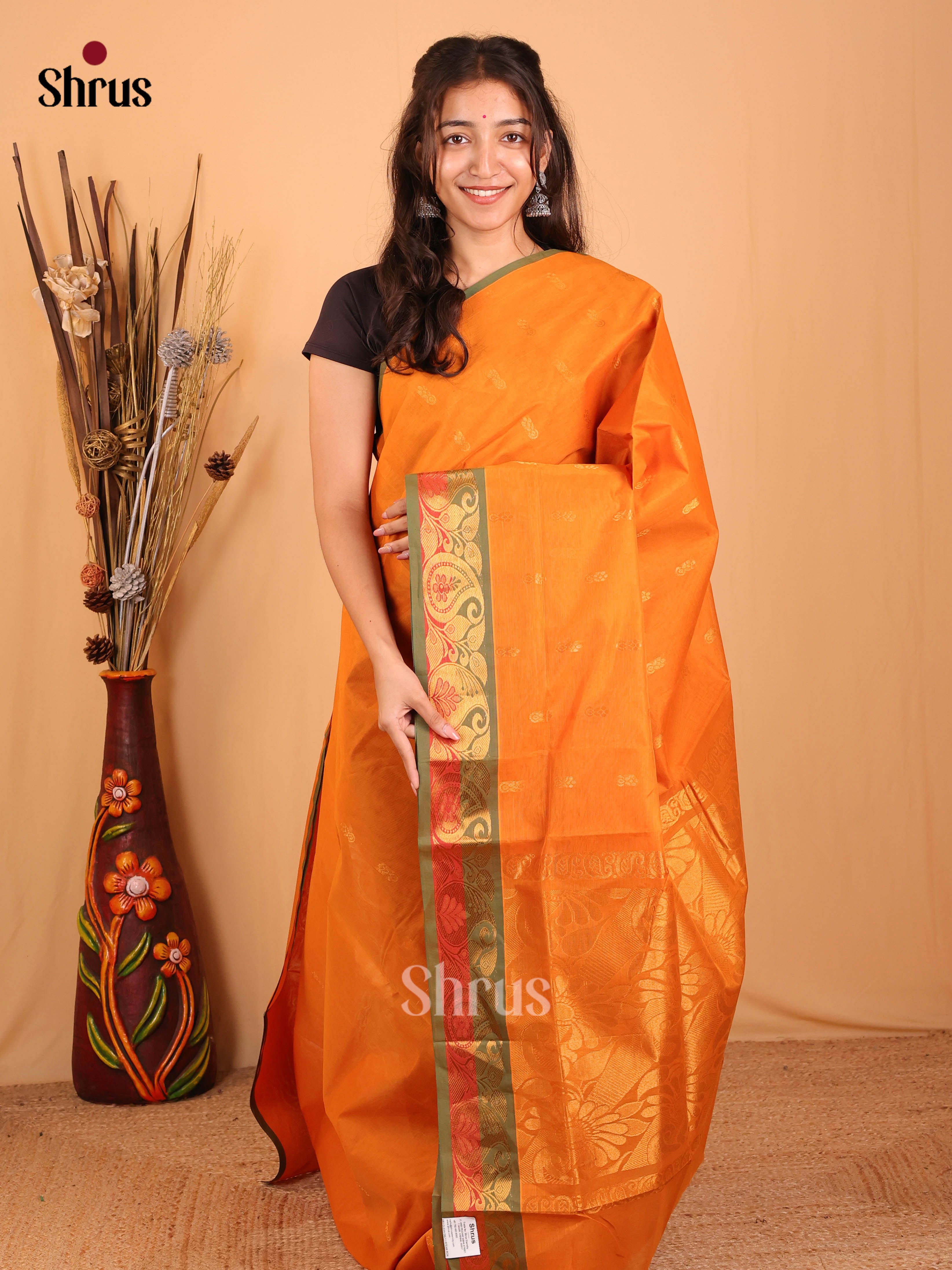 DBS15071 - Venkatagiri Cotton Saree - Shop on Shrus.com