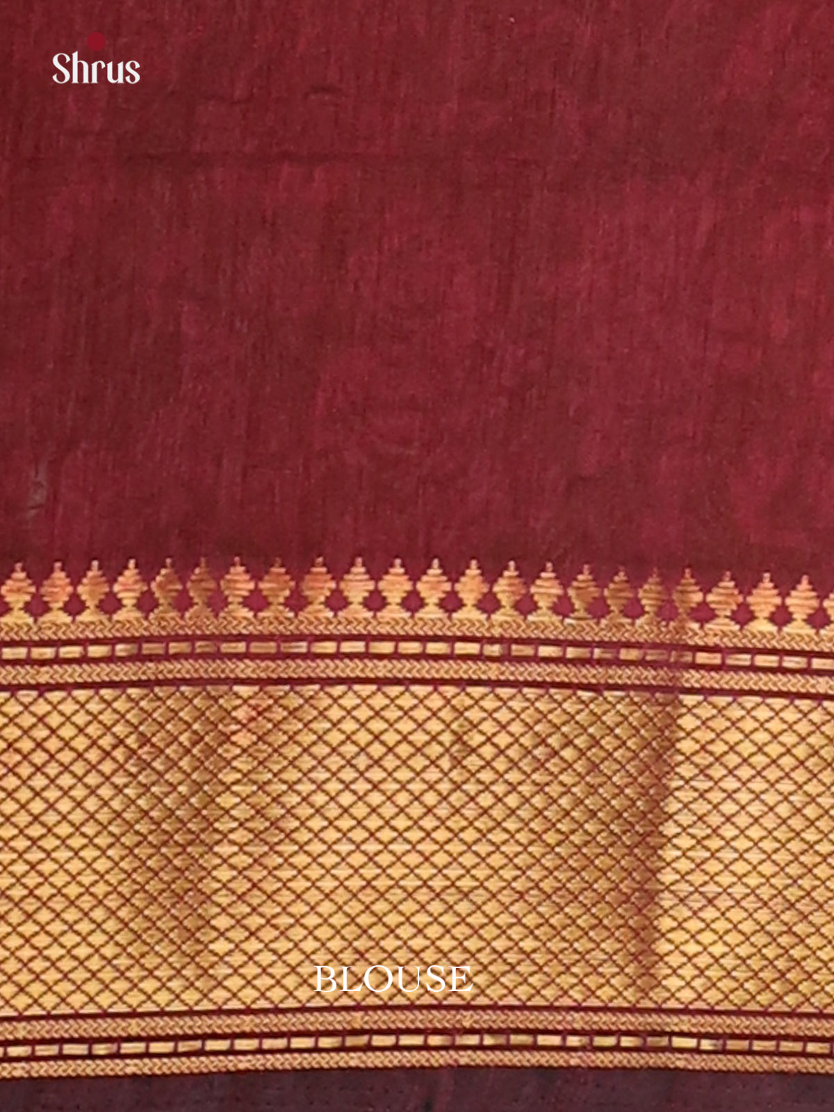 Black & Maroon - Semi Patola  Saree - Shop on Shrus.com