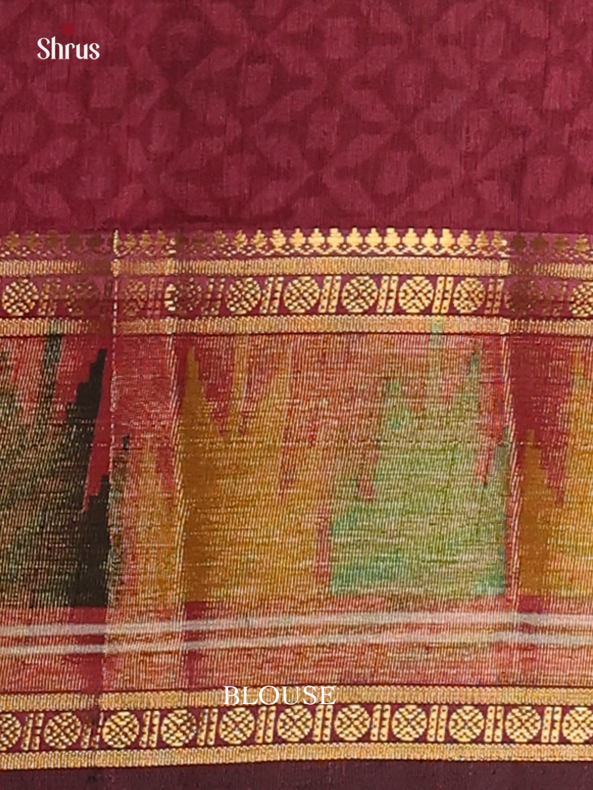 Black & Brown - Semi Patola Saree - Shop on Shrus.com