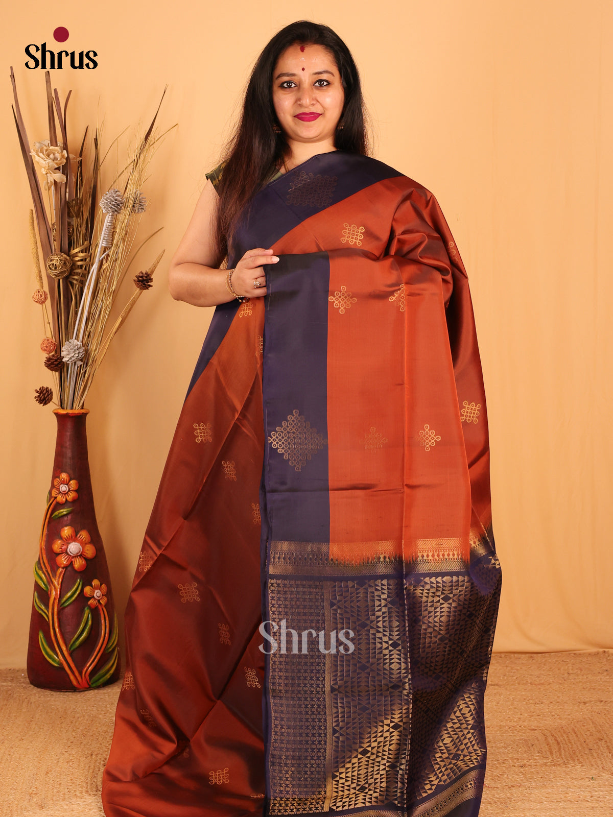 DBS18133- Softsilk-halfpure Saree - Shop on Shrus.com