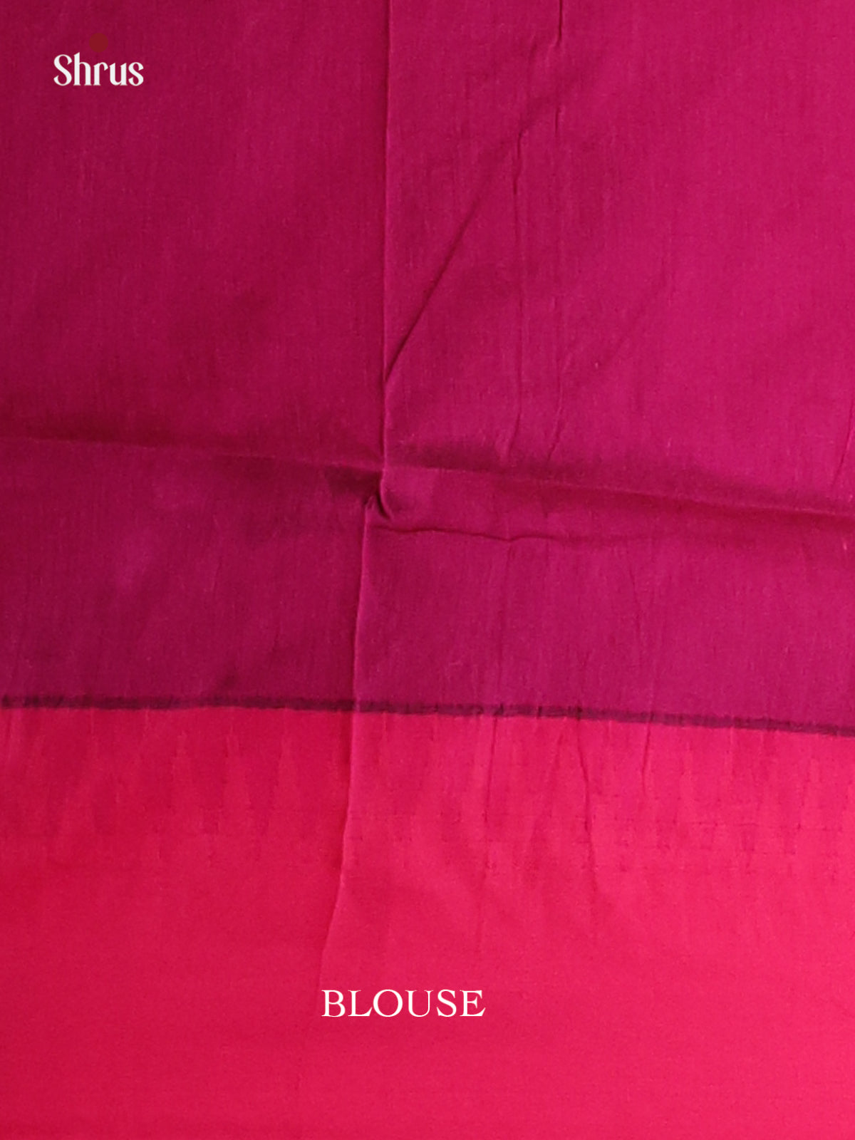 Blue & Majenta - Kalyani Cotton Saree - Shop on Shrus.com