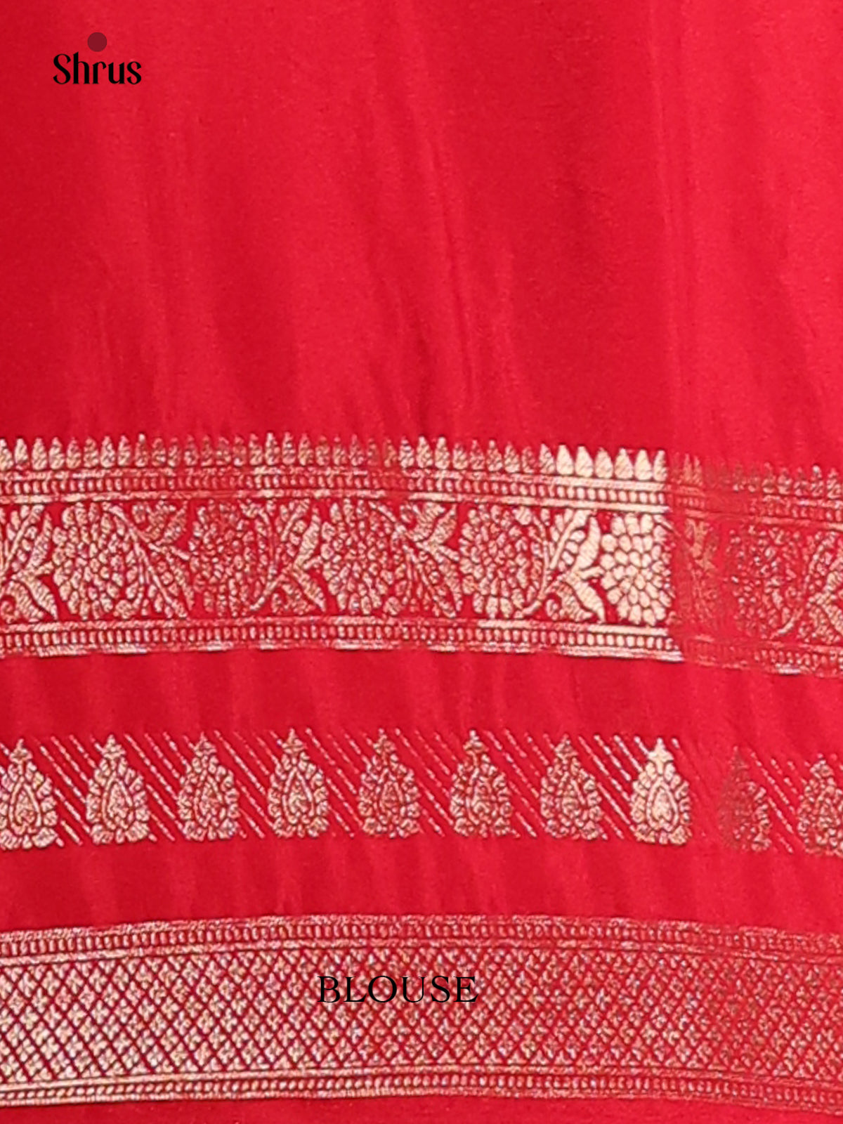 Maroon & Red - Mysoresilk-halfpure Saree - Shop on Shrus.com