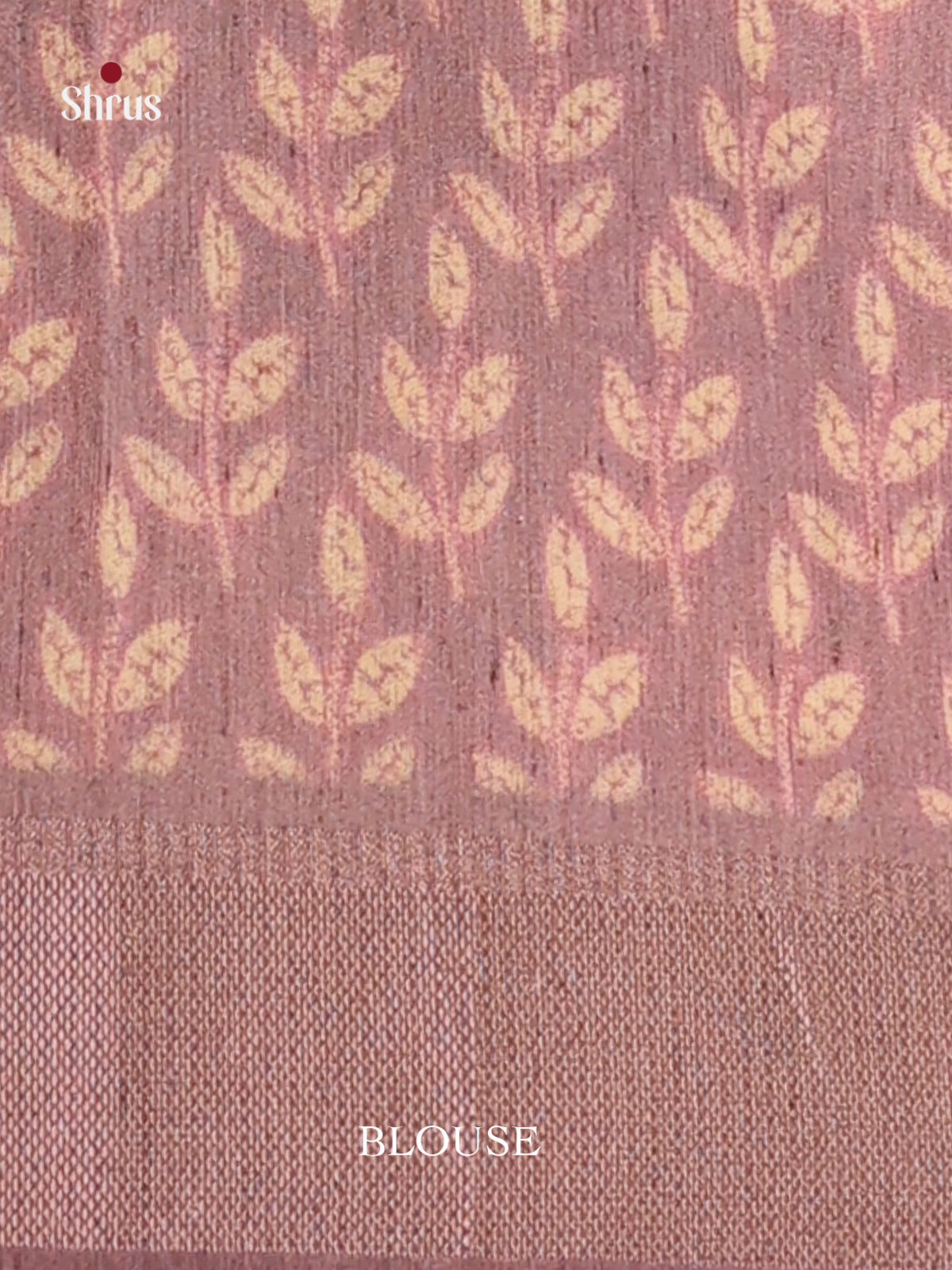 Purple & Brown - Champa semitussar Saree - Shop on Shrus.com