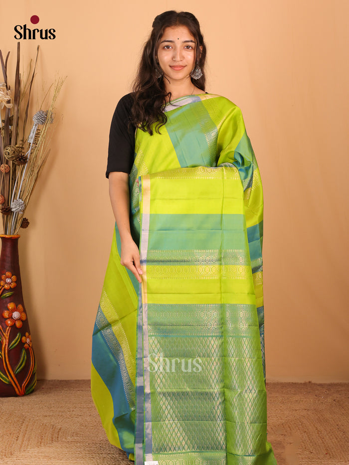 Varnika Navy Soft Semi Silk Saree main image 0