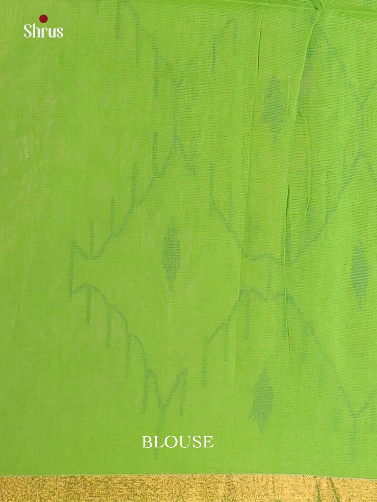 Lite Green & Green - Bengal cotton Saree - Shop on Shrus.com