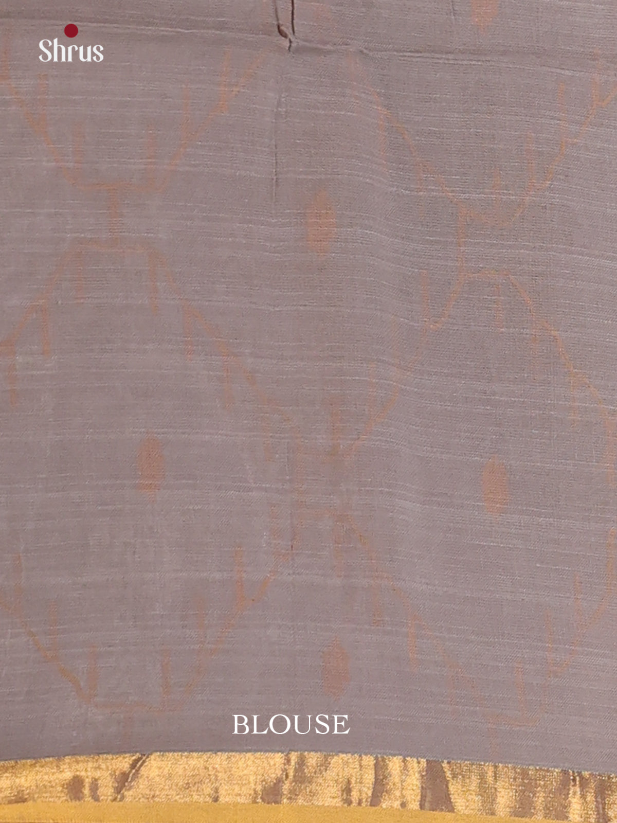 Grey & Blue - Bengal cotton Saree - Shop on Shrus.com