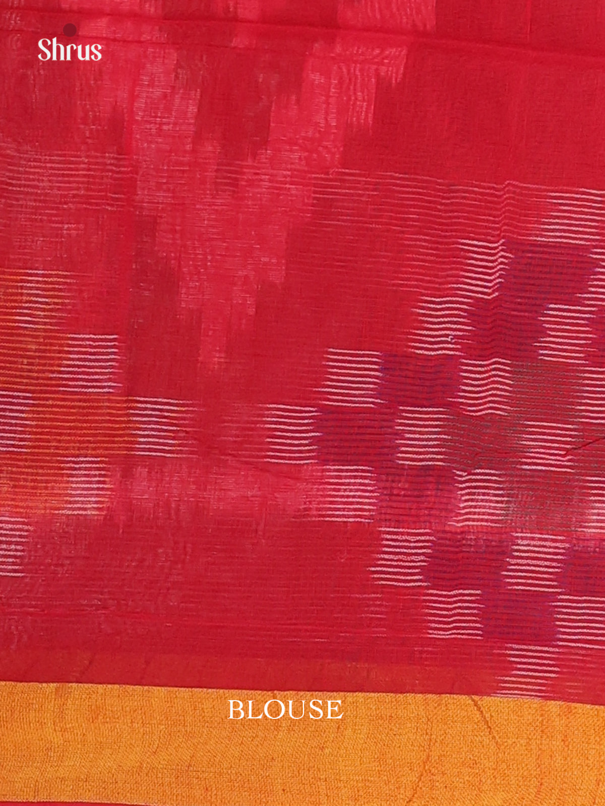 Red & Brown - Bengal cotton Saree - Shop on Shrus.com
