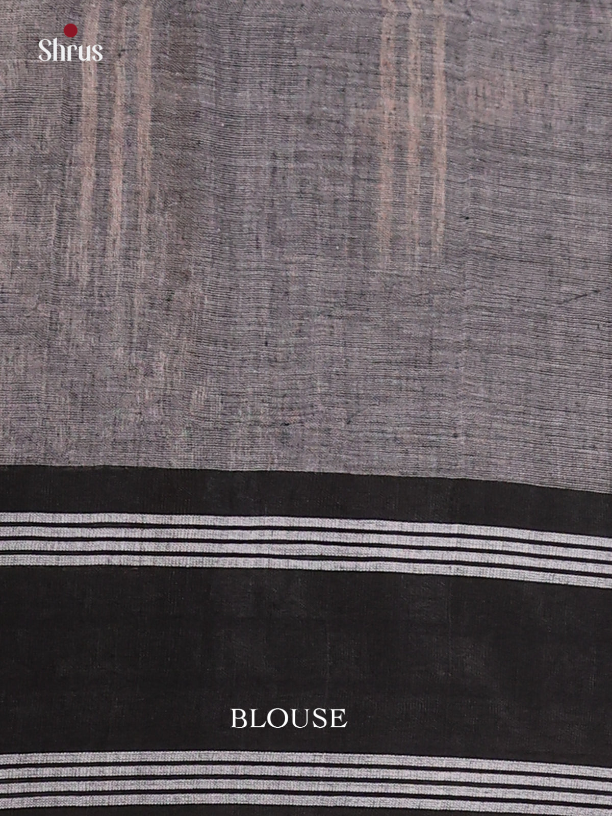 Peach & Grey- Bengal cotton Saree - Shop on Shrus.com