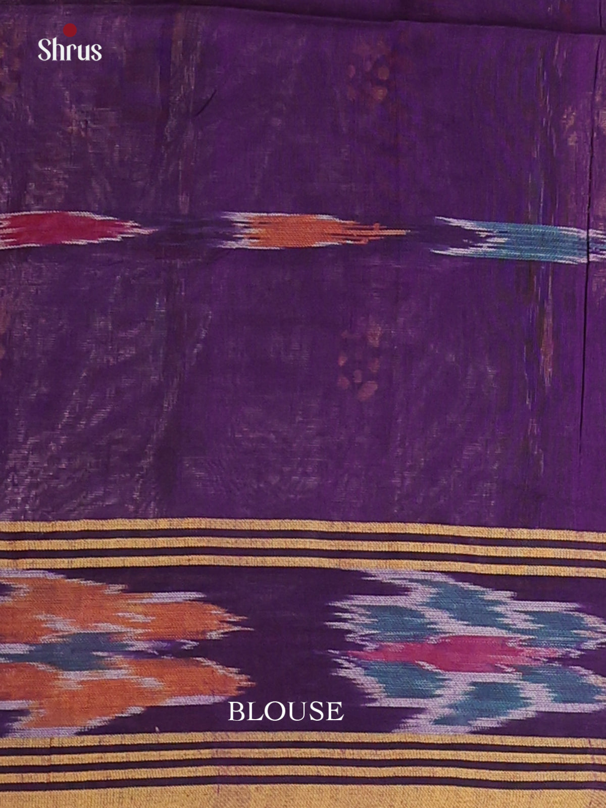 Violet - Bengal cotton Saree - Shop on Shrus.com