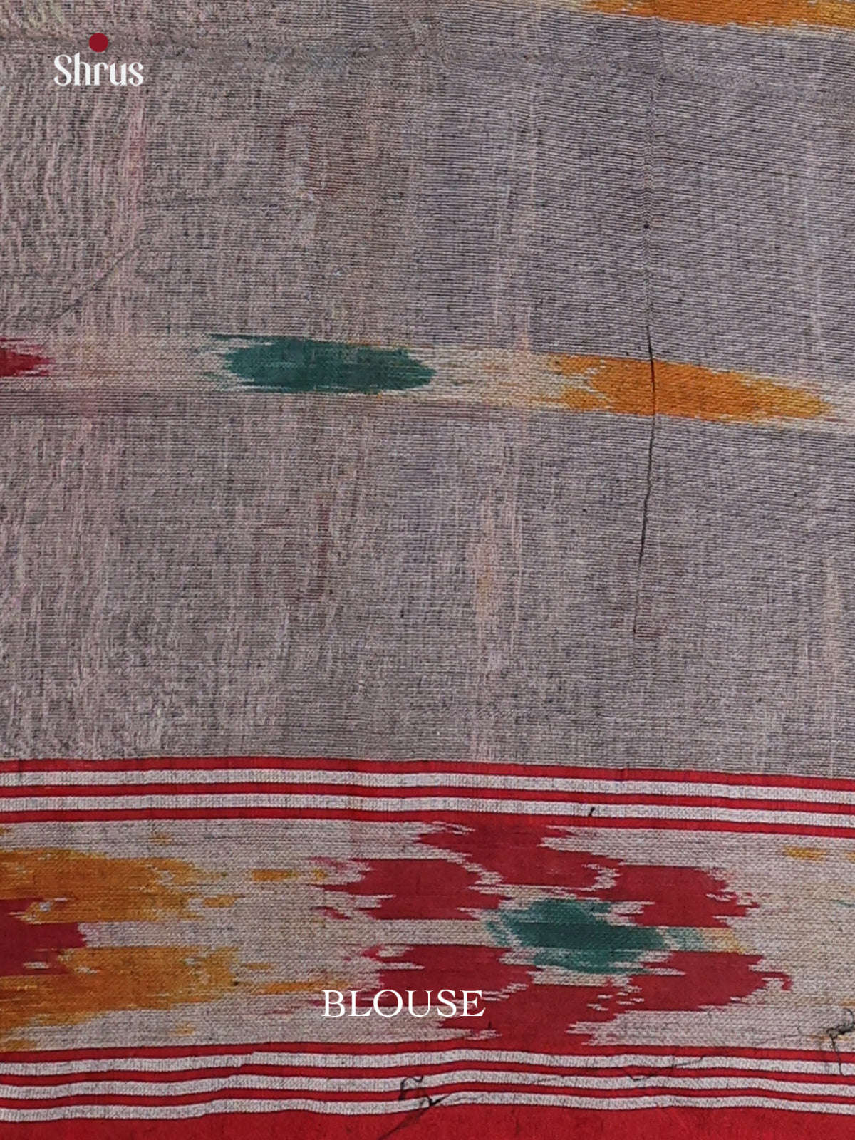 Grey   - Bengal cotton Saree - Shop on Shrus.com