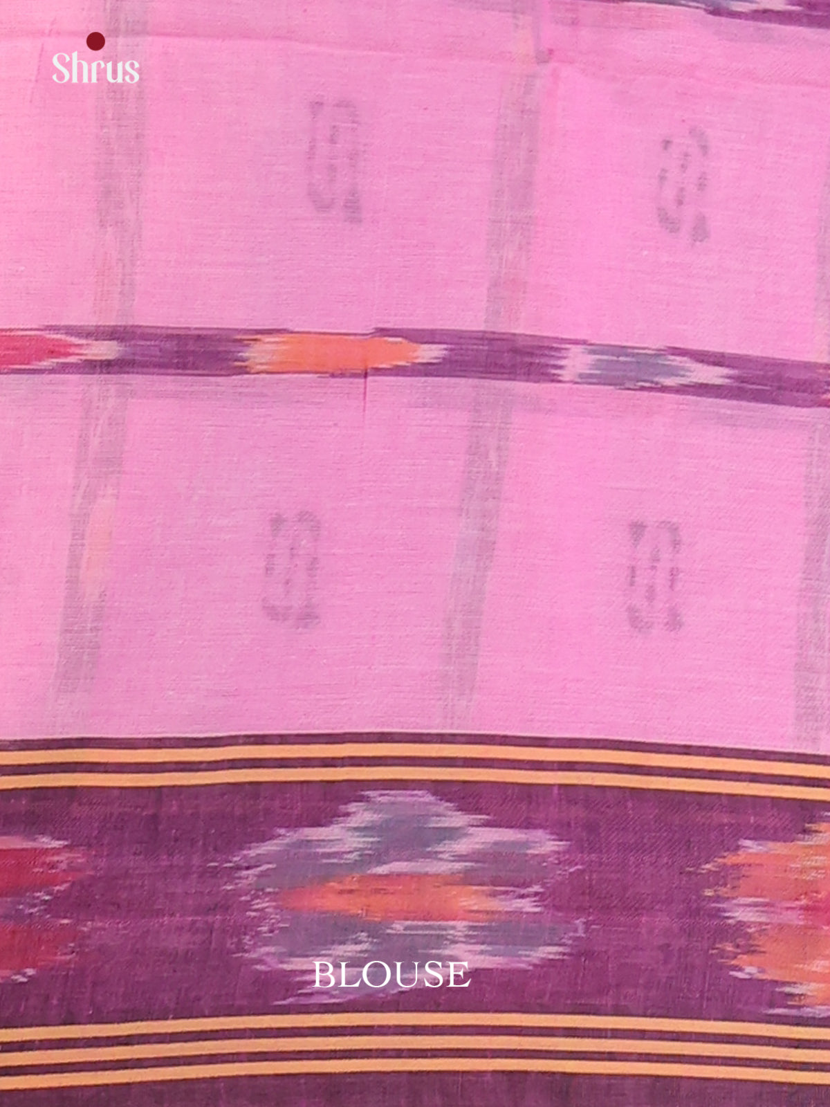 Pink & Purple - Bengal cotton Saree - Shop on Shrus.com