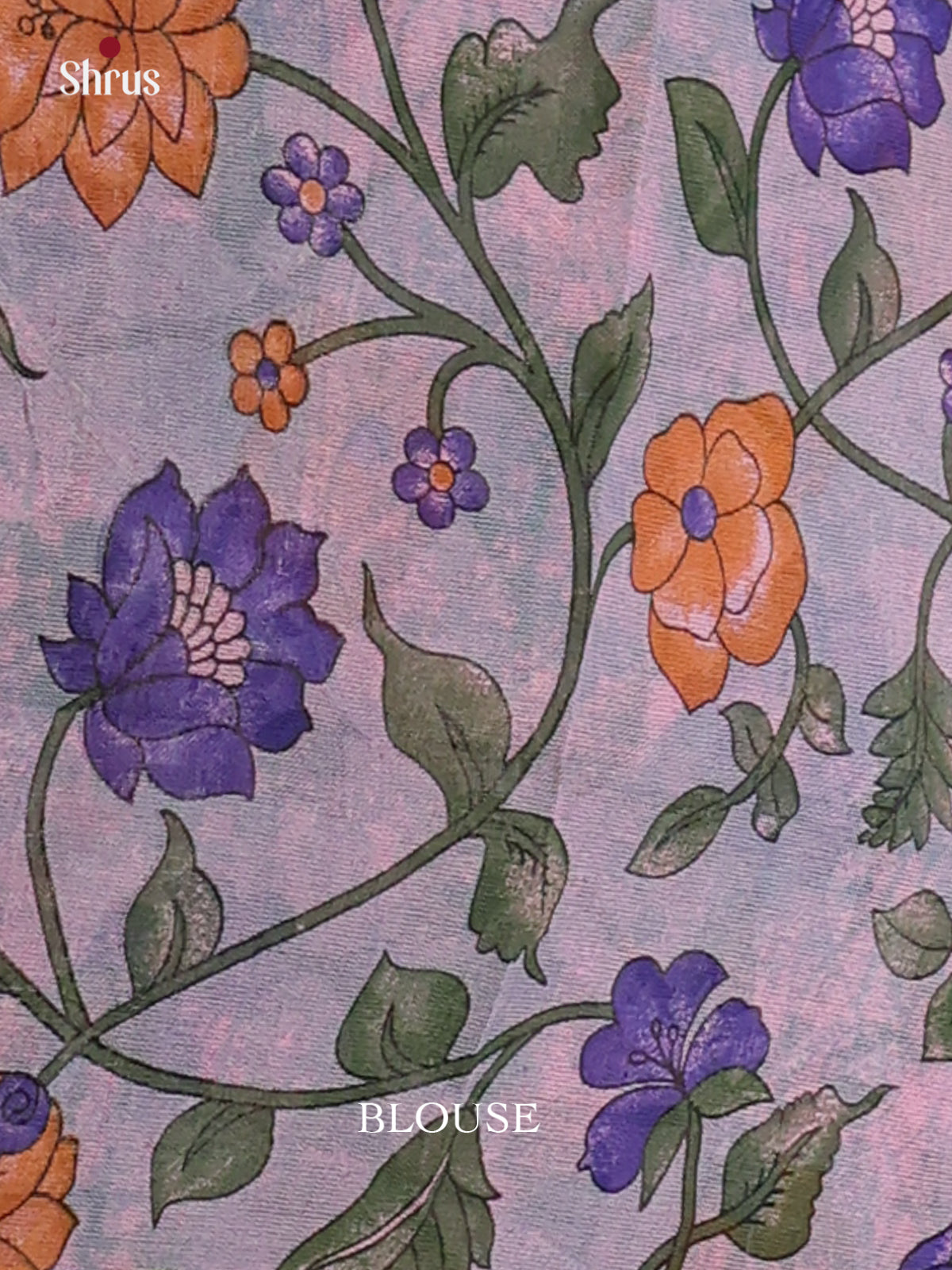 Pastel Green & Lavender - Bengal cotton Saree