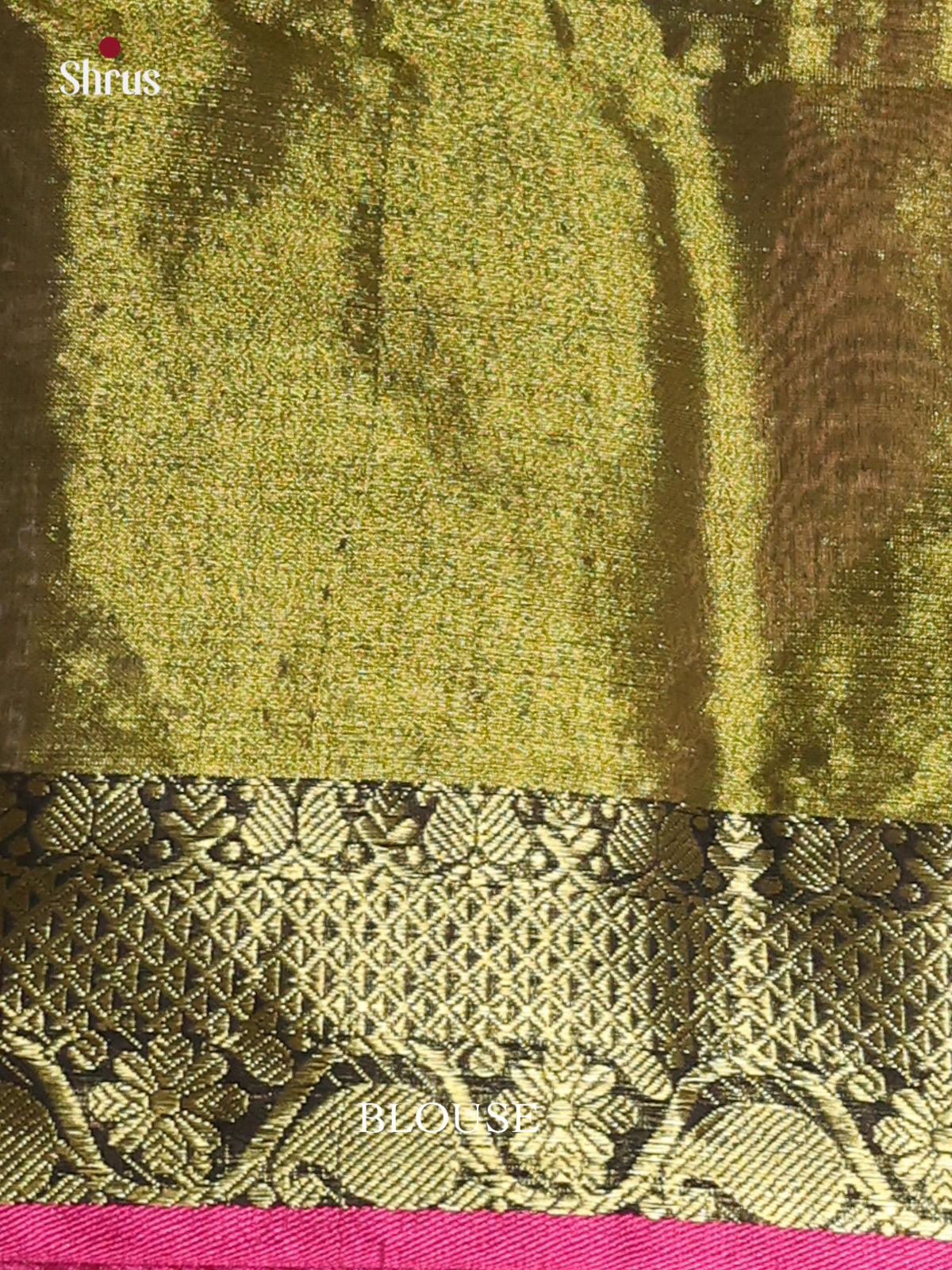 Mehandi Green- Bengal cotton Saree - Shop on Shrus.com