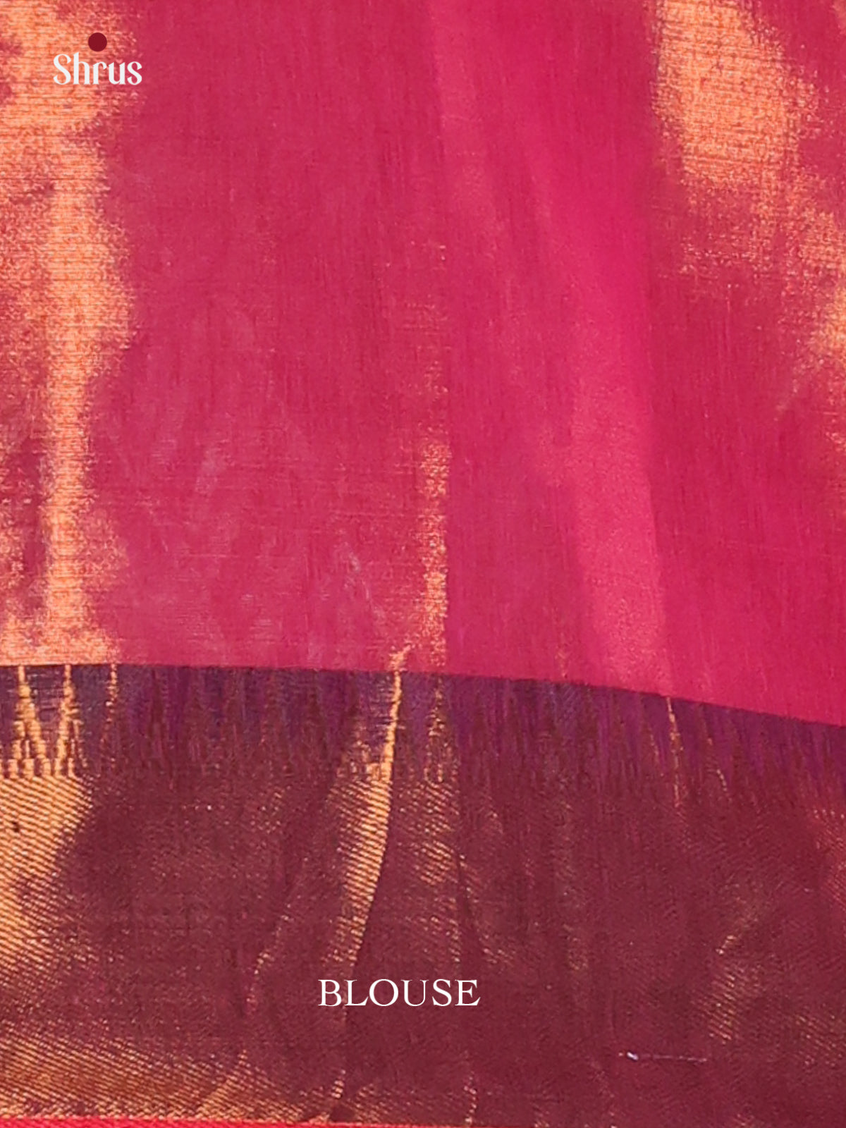 Pink  & Maroon- Bengal cotton Saree - Shop on Shrus.com