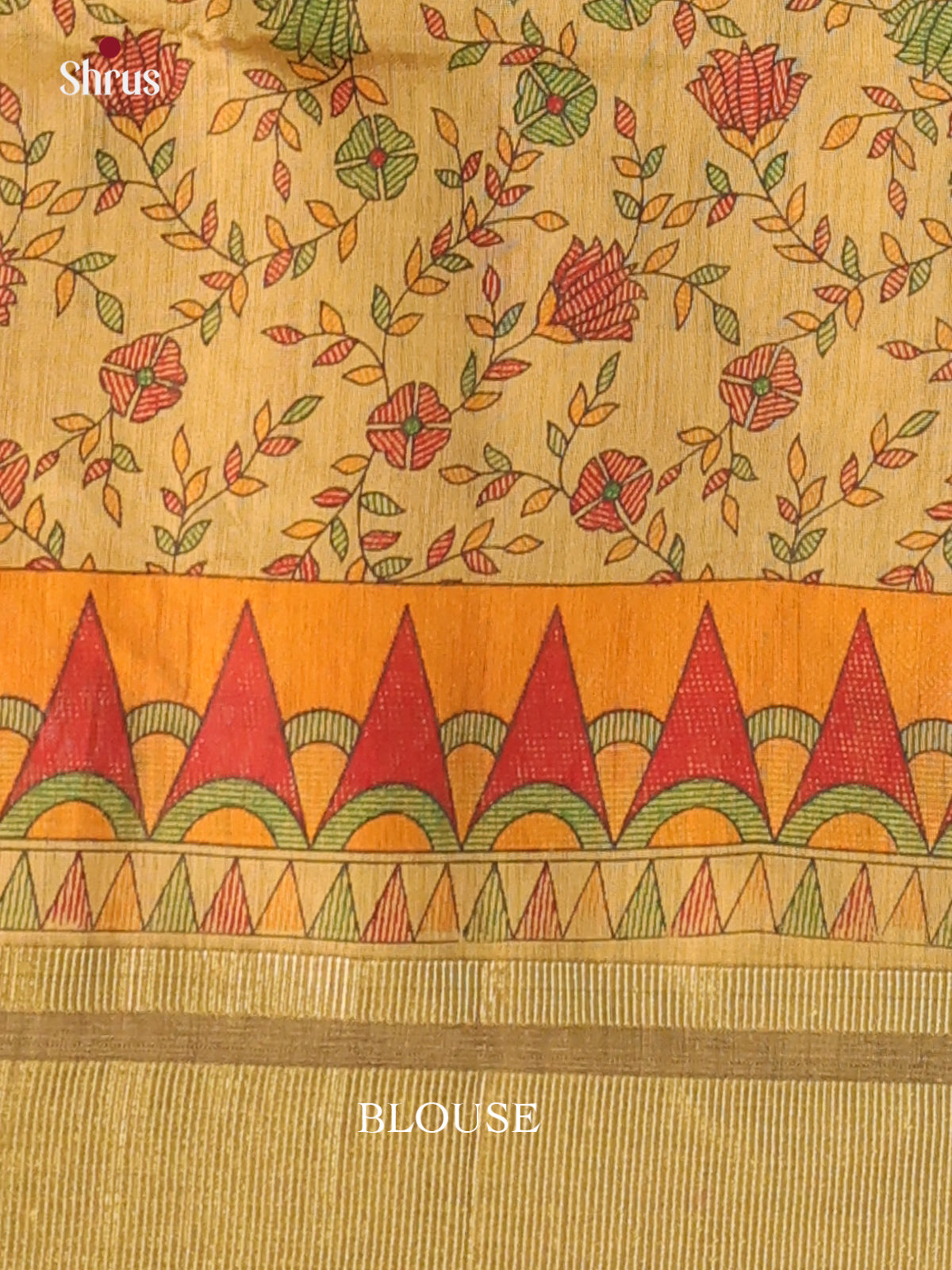 Black & Beige - Bengal cotton Saree - Shop on Shrus.com