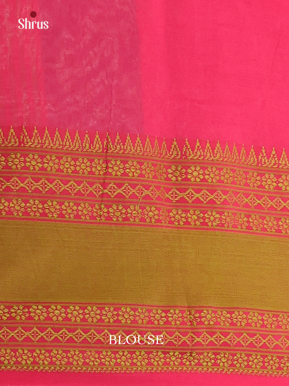 Purple & Pink - Bengal cotton Saree - Shop on Shrus.com