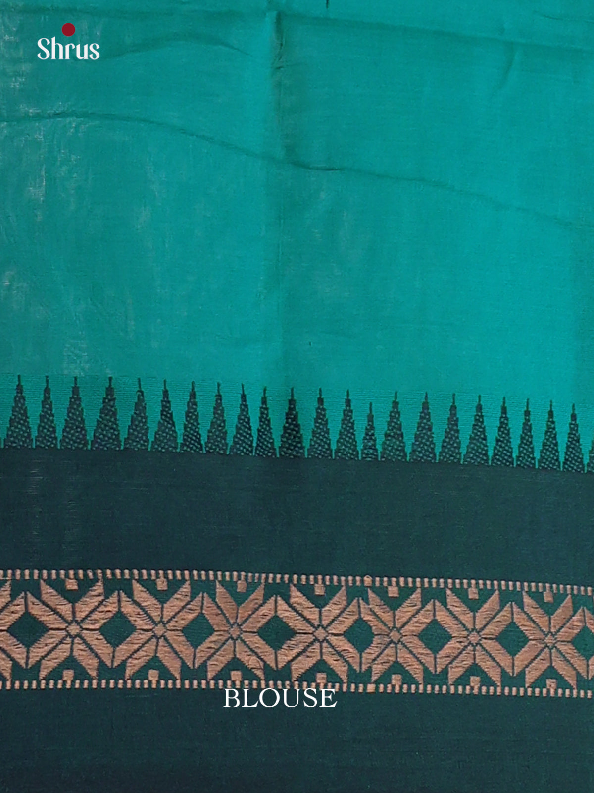 Green  - Bengal cotton Saree - Shop on Shrus.com