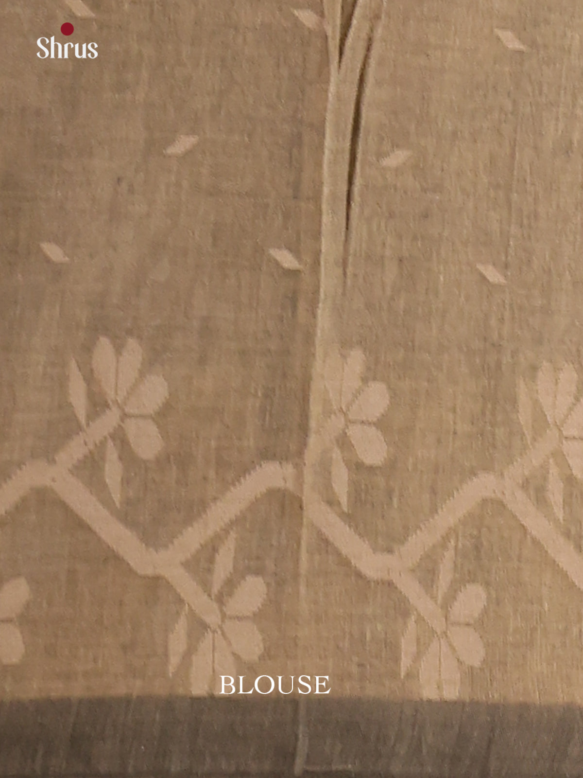 Wine & Grey - Bengal cotton Saree - Shop on Shrus.com
