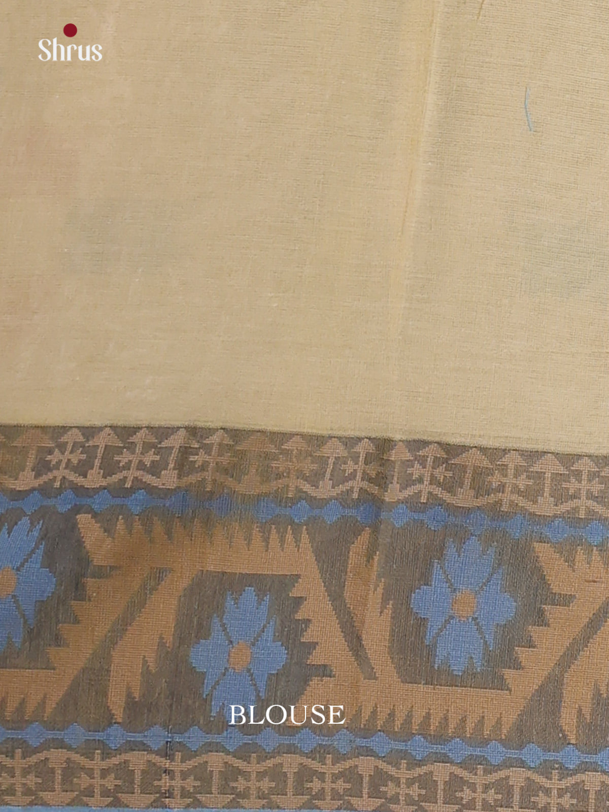 Cream - Bengal cotton Saree - Shop on Shrus.com