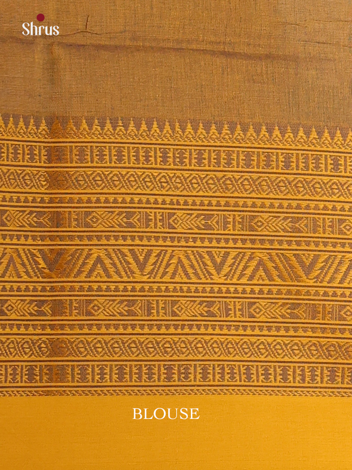 Green & Mustard - Bengal cotton Saree - Shop on Shrus.com