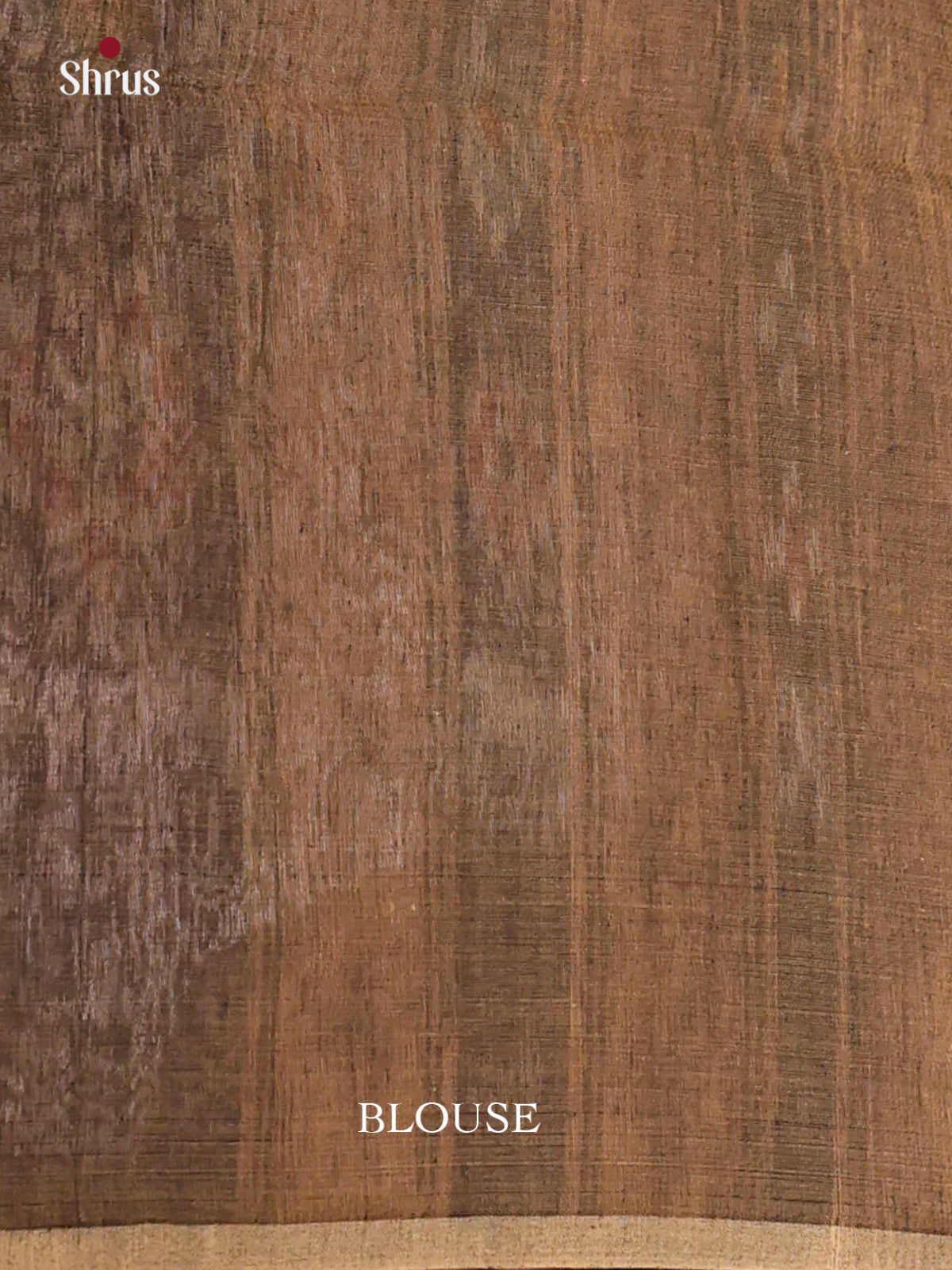 Sandal & Grey- Bengal cotton Saree - Shop on Shrus.com