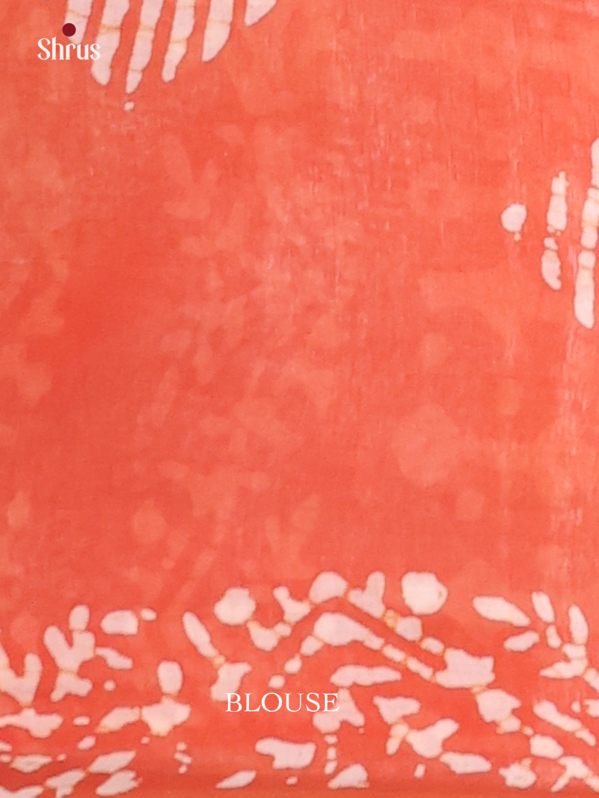 Pink & Orange - Bhatik Saree - Shop on Shrus.com